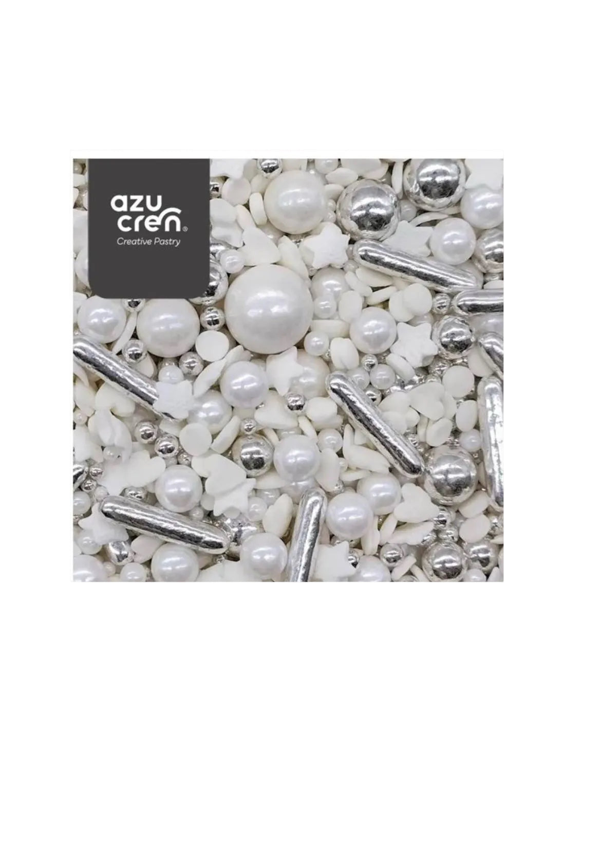 Sprinkle “Silver Love” 90 g – Azucren