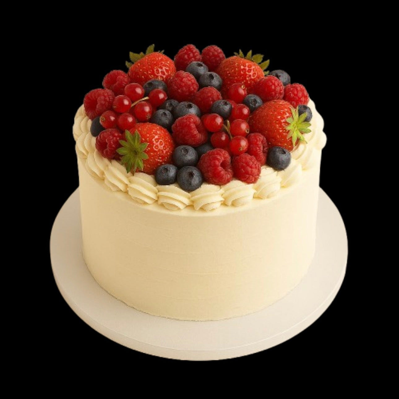 Cake Drum Blanc Rond Ø20 cm – Plateau Extra-Fort 12 mm