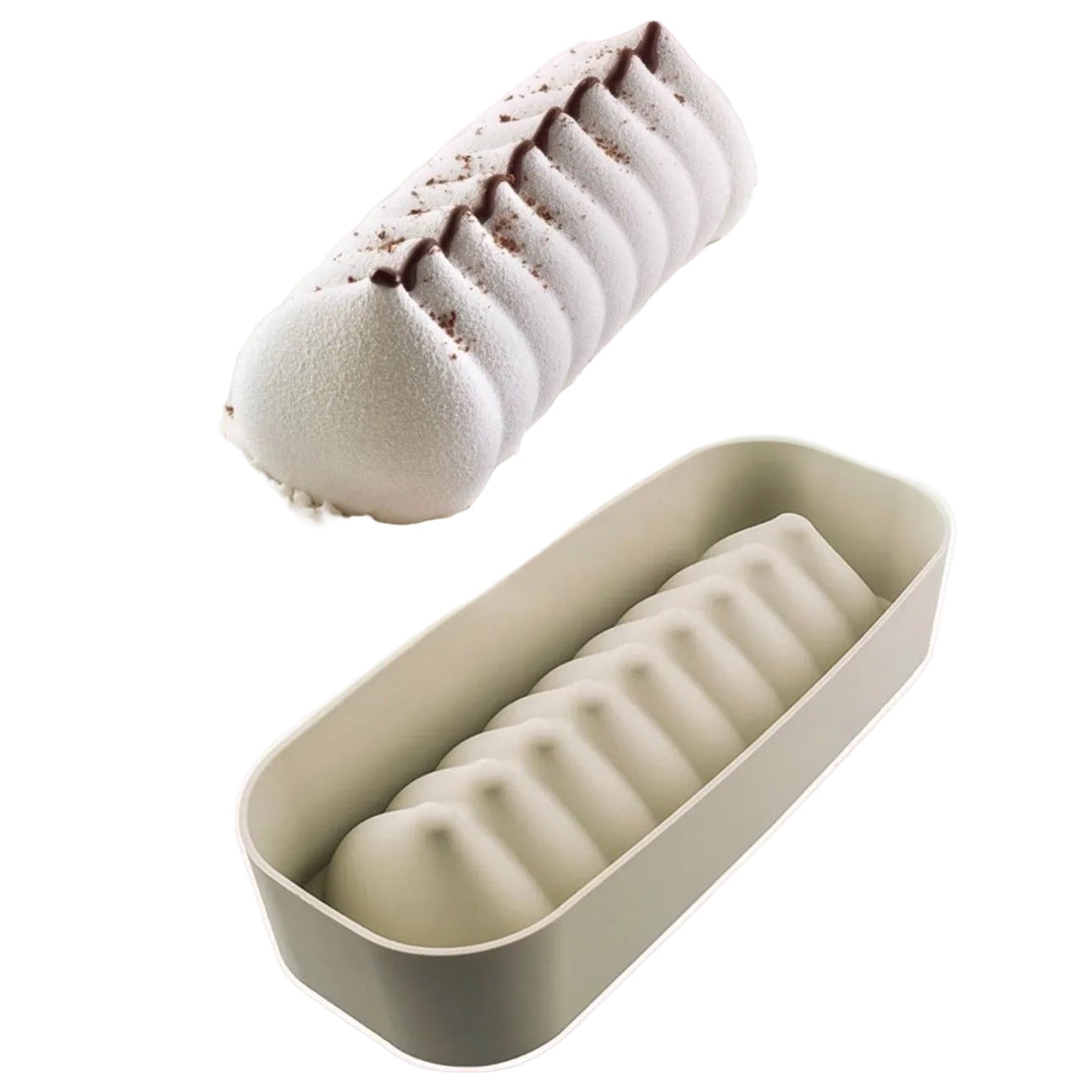 Moule à Bûche Meringue Silikomart