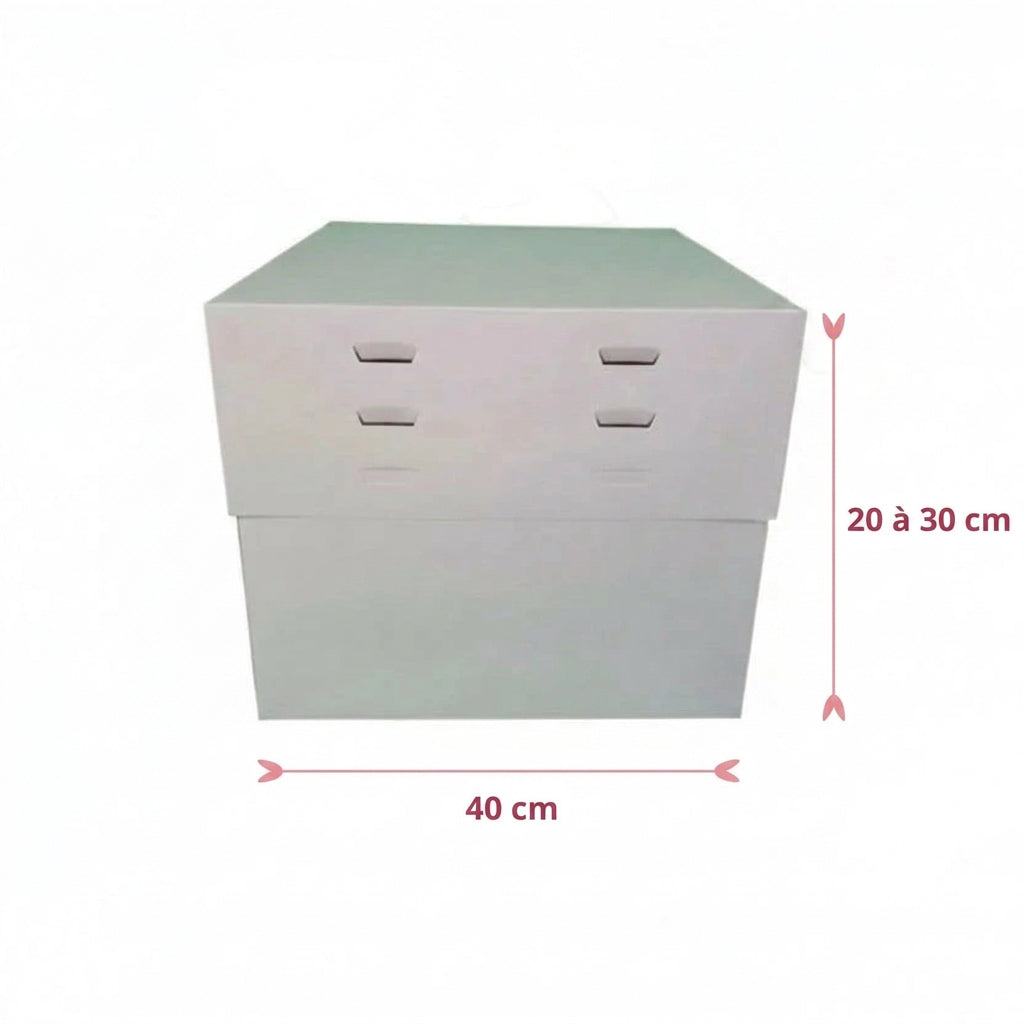 Boîte à gâteaux 40 cm Hauteur ajustable (expédition le 24/10)