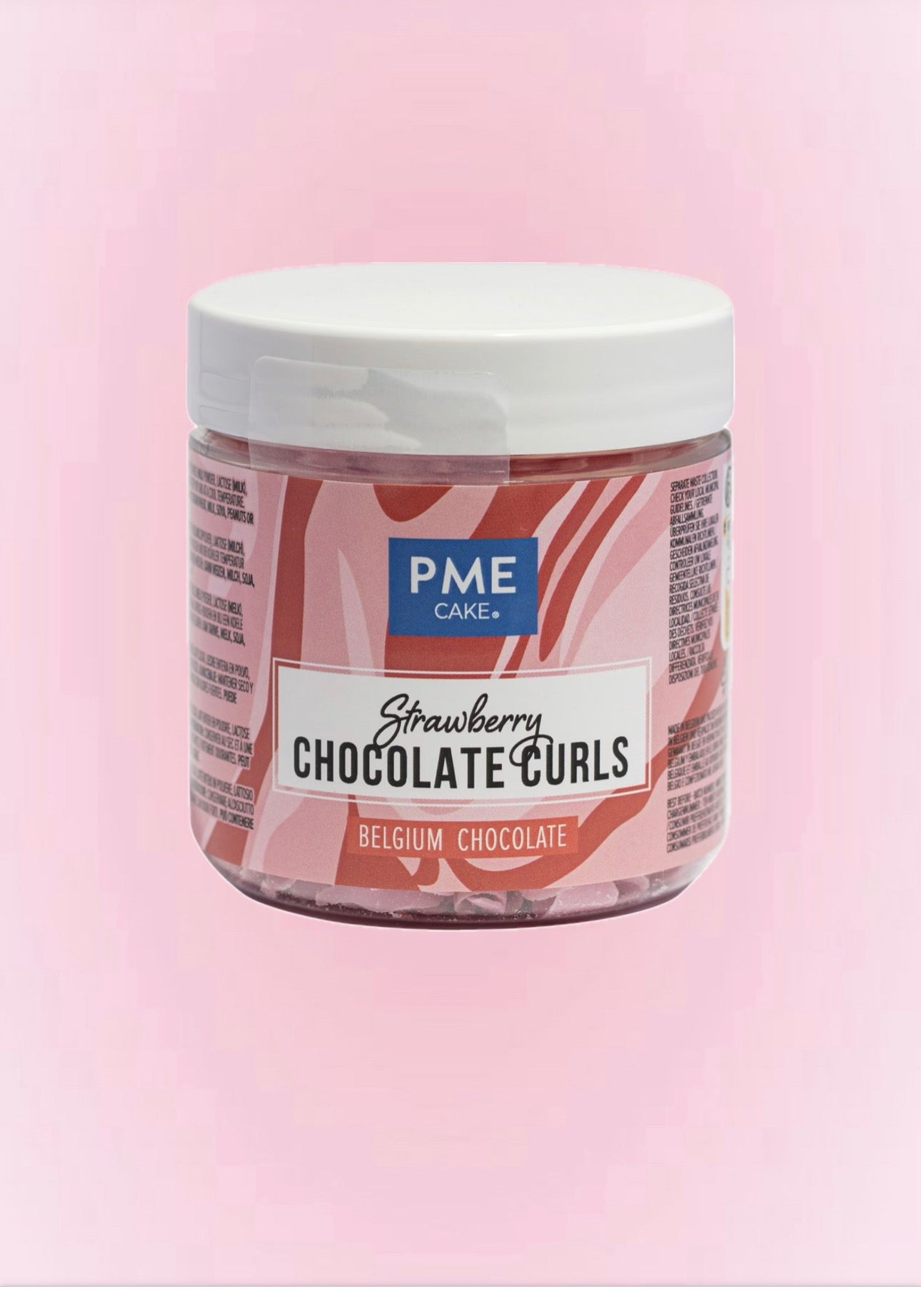 Décorations copeaux Chocolat PME – Chocolate Curls Caramel & Fraise
