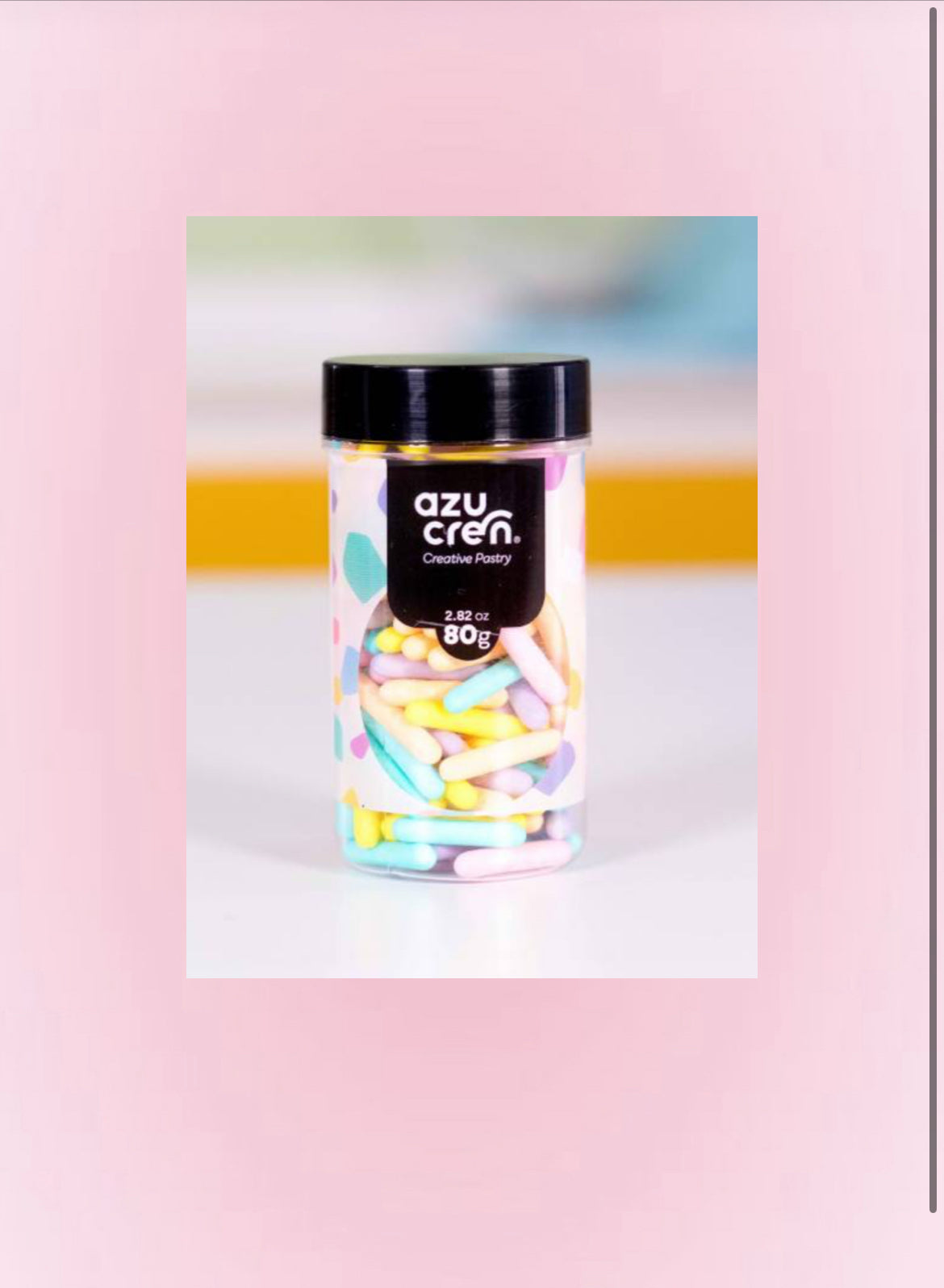 Bâtons de Sucre Pastel Azucren – Décorations Comestibles 80g