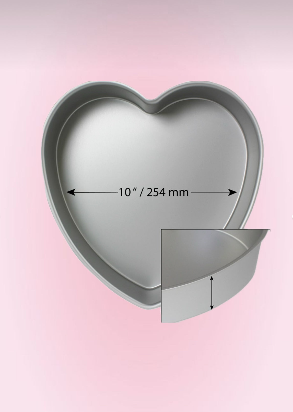 Moule Cœur PME - Hauteur de 5 cm