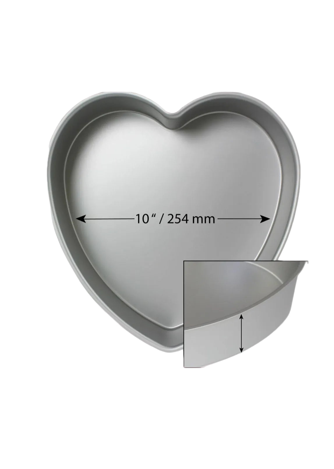 Moule Cœur PME - Hauteur de 5 cm