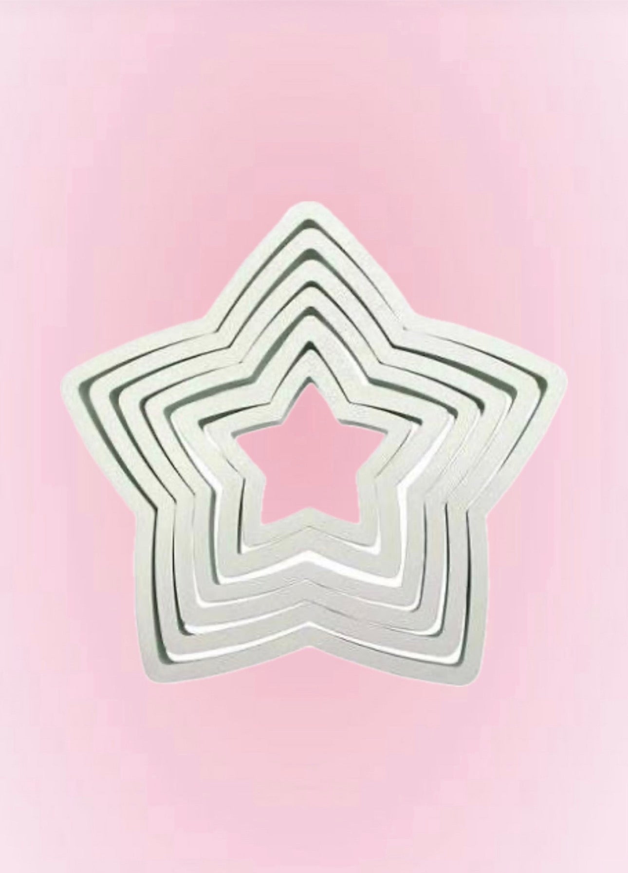 Découpoirs PME Rond, Étoile & Cœur – Set de 6 Pièces