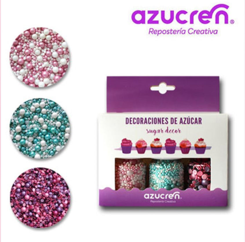 Set de 3 Décoration Mix-Fantaisie 90g