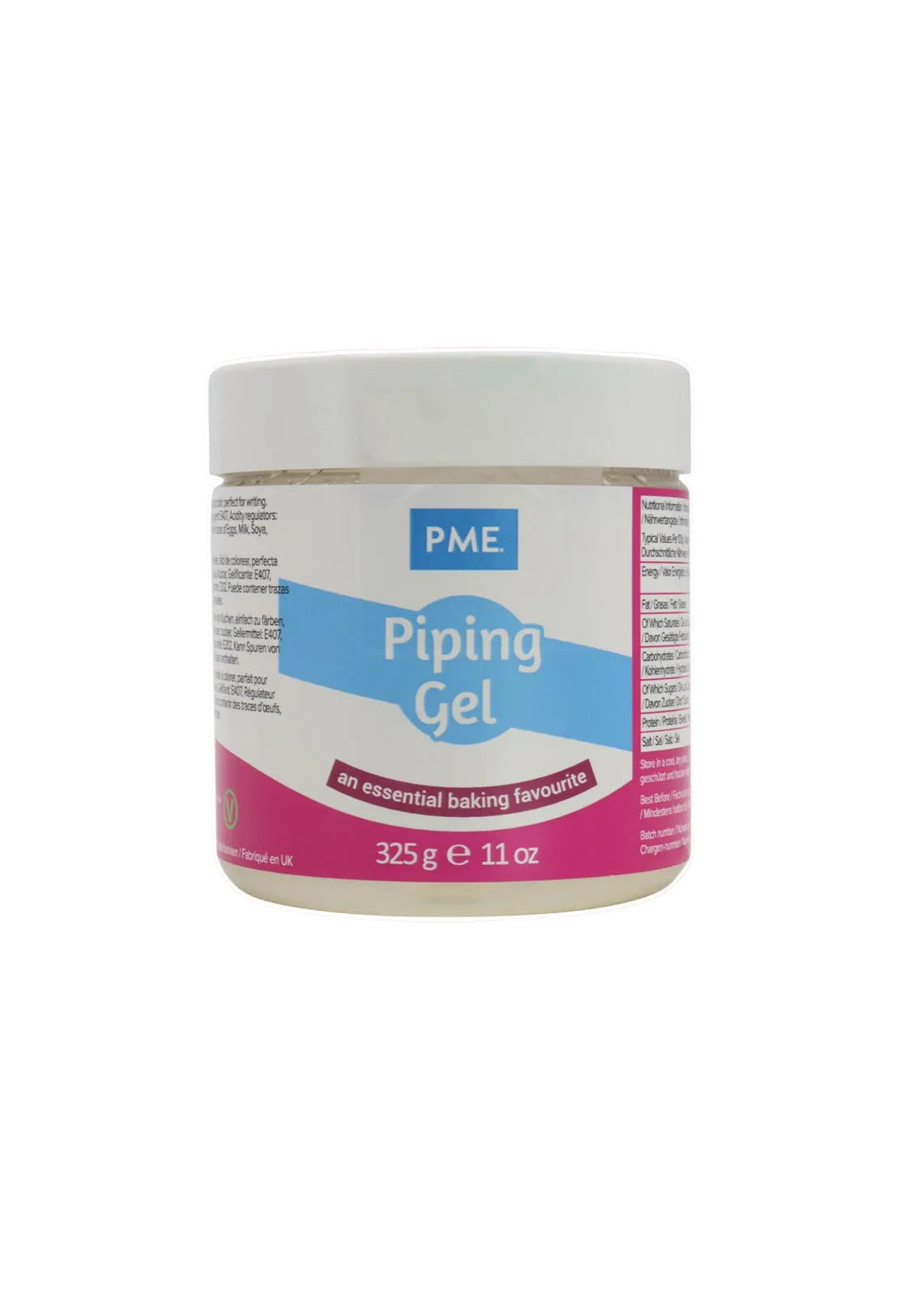 Piping gel transparent 325 g