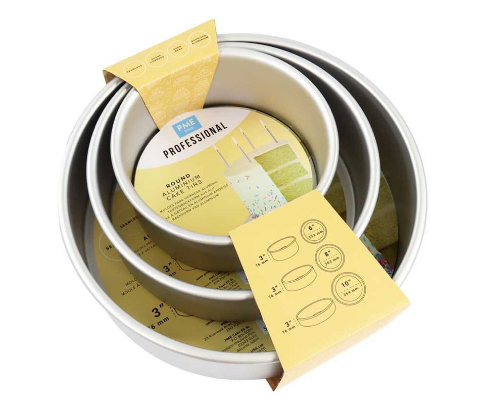 Kit 3 moules rond Hauteur 10cm 15/20/25cm