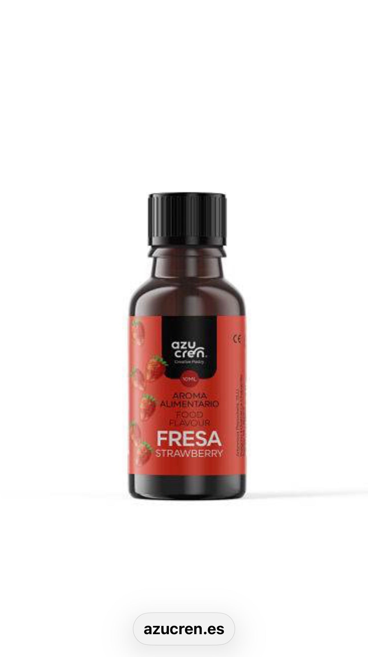 Arôme Concentré Azucren 10 g – Goût Fraise 🍓