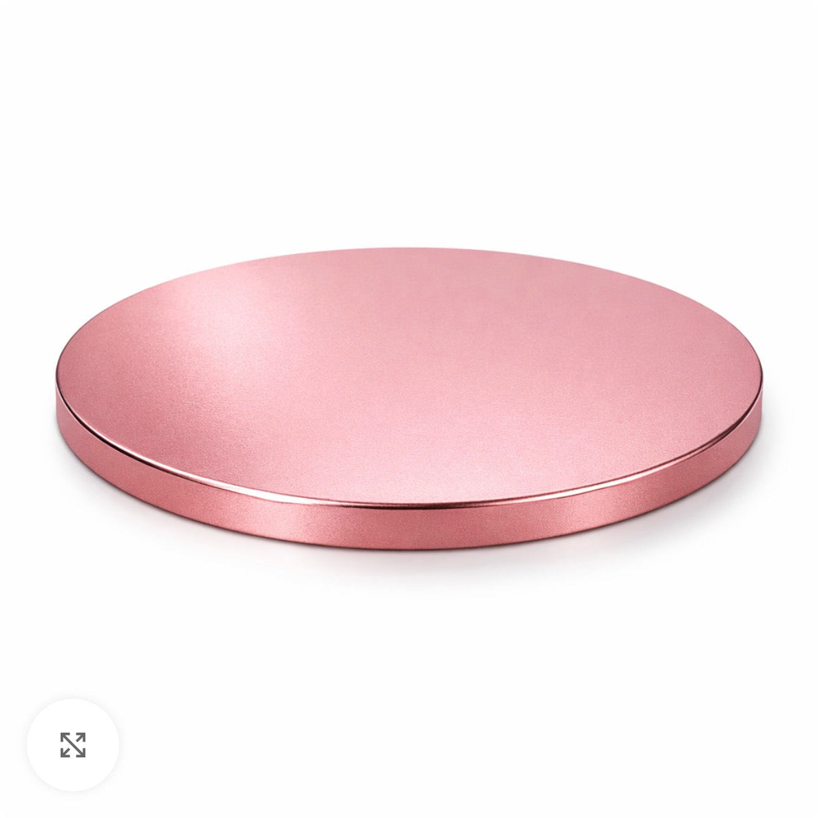 Cake Drum Rond Rose Gold – Épaisseur 1,2 cm – Ø 20 cm et 25 cm