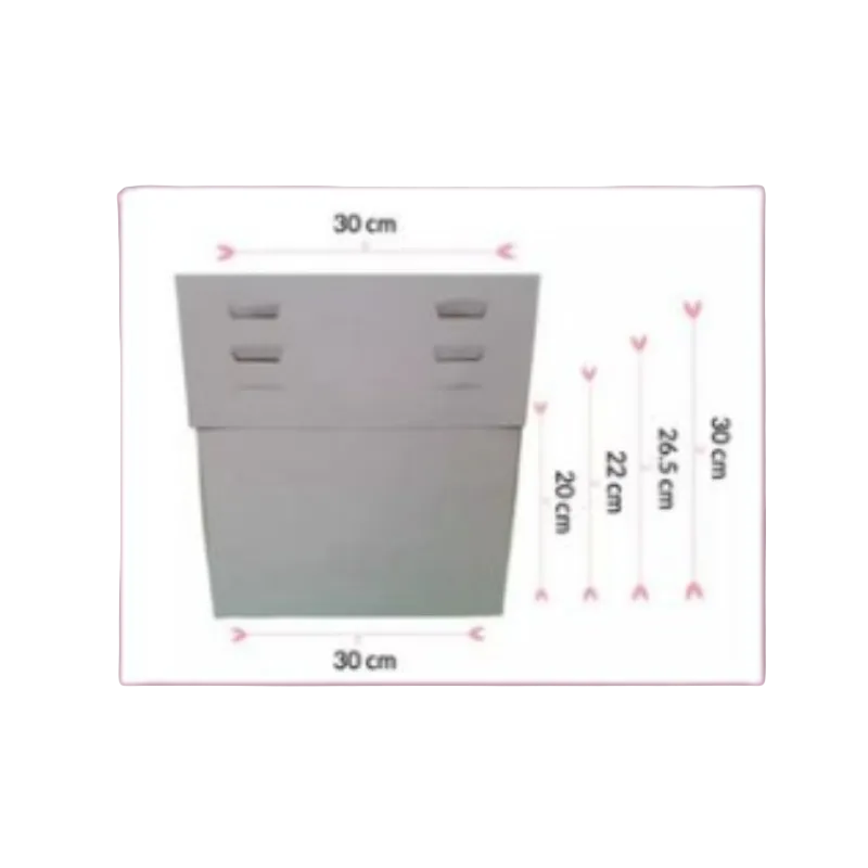 Boîte à Gâteaux 30cm Hauteur réglable