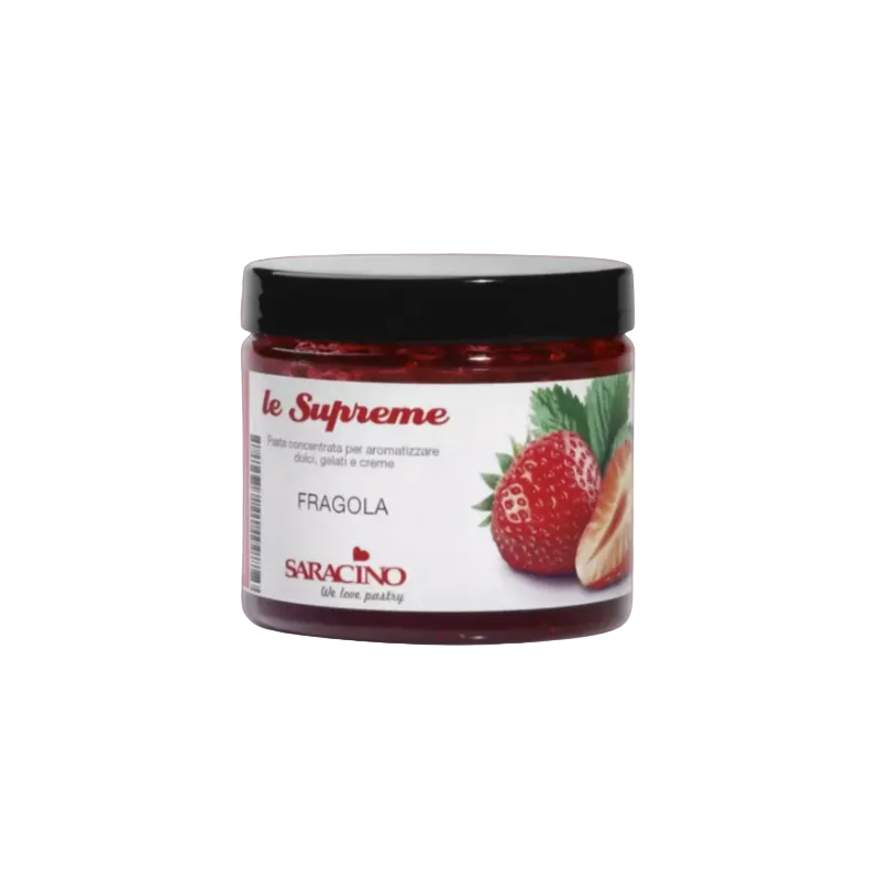 PÂTE CONCENTRÉE LE SUPRÊME FRAISE SARACINO 200G