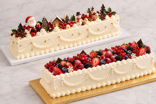 Plateau Rectangulaire Blanc pour Italian Cake 60 × 25 cm – Épaisseur 1,2 cm