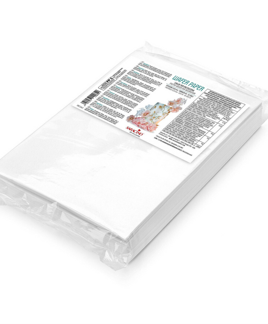 100 Feuilles de Wafer Paper 0.30 mm - Saracino