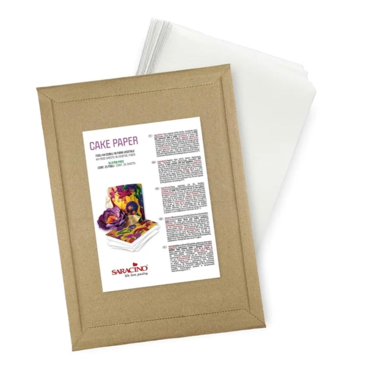 Feuilles comestibles pour impression alimentaire Saracino