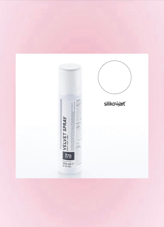 Spray Velours 250 ml – Silikomart Blanc