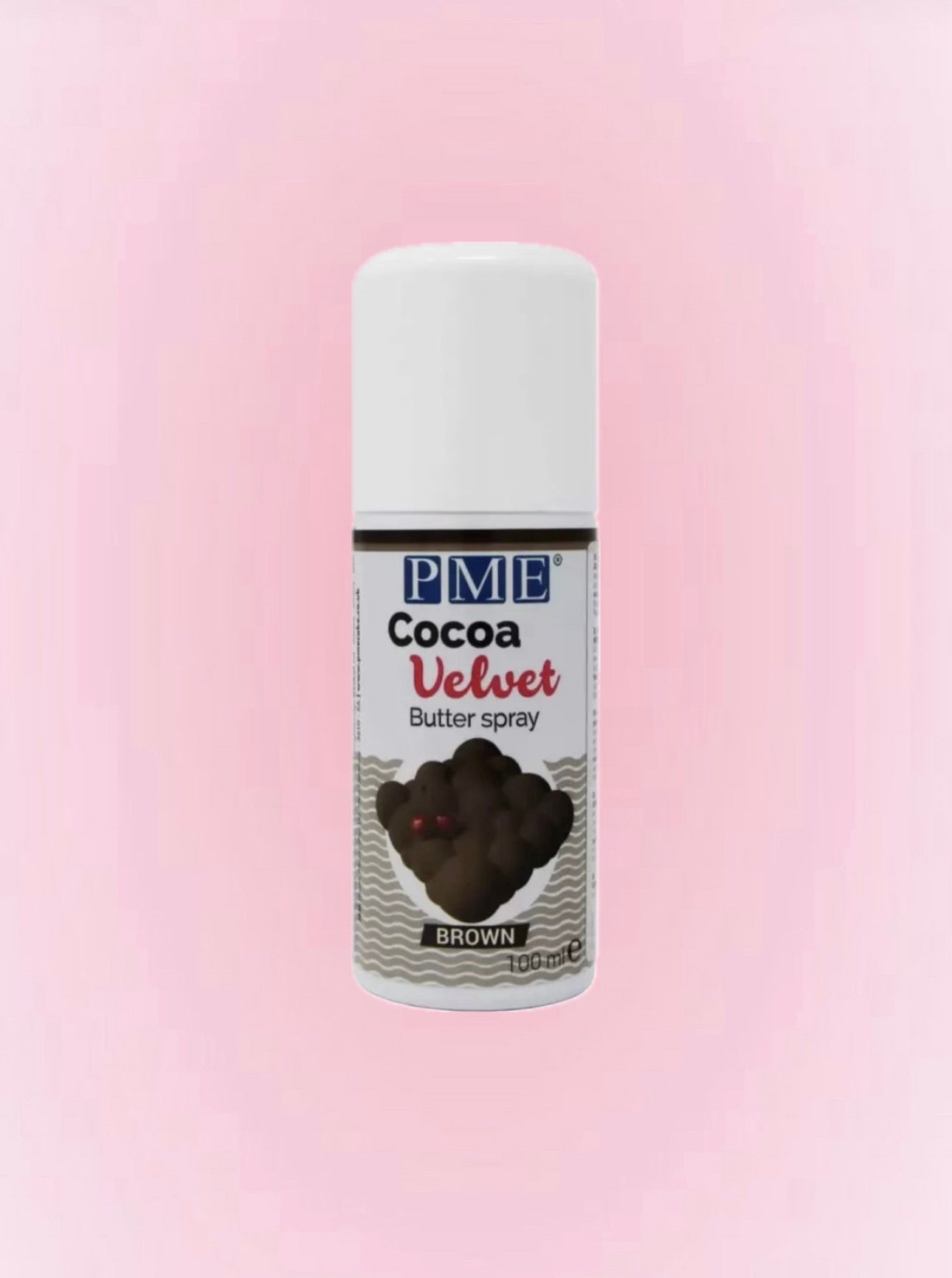 Spray Velours au Beurre de Cacao PME – Effet Velours Gâteau (100 ml)