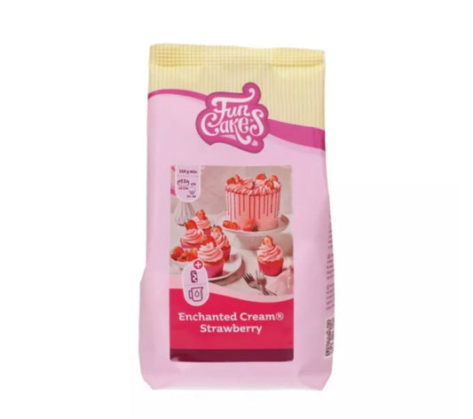Mix crème enchantée FunCakes à la fraise