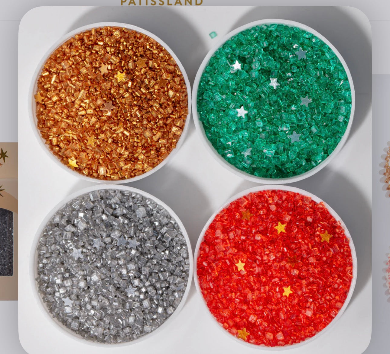 Stardust – Coffret Sprinkles Classique de Noël PME (Lot de 4 x 30g)