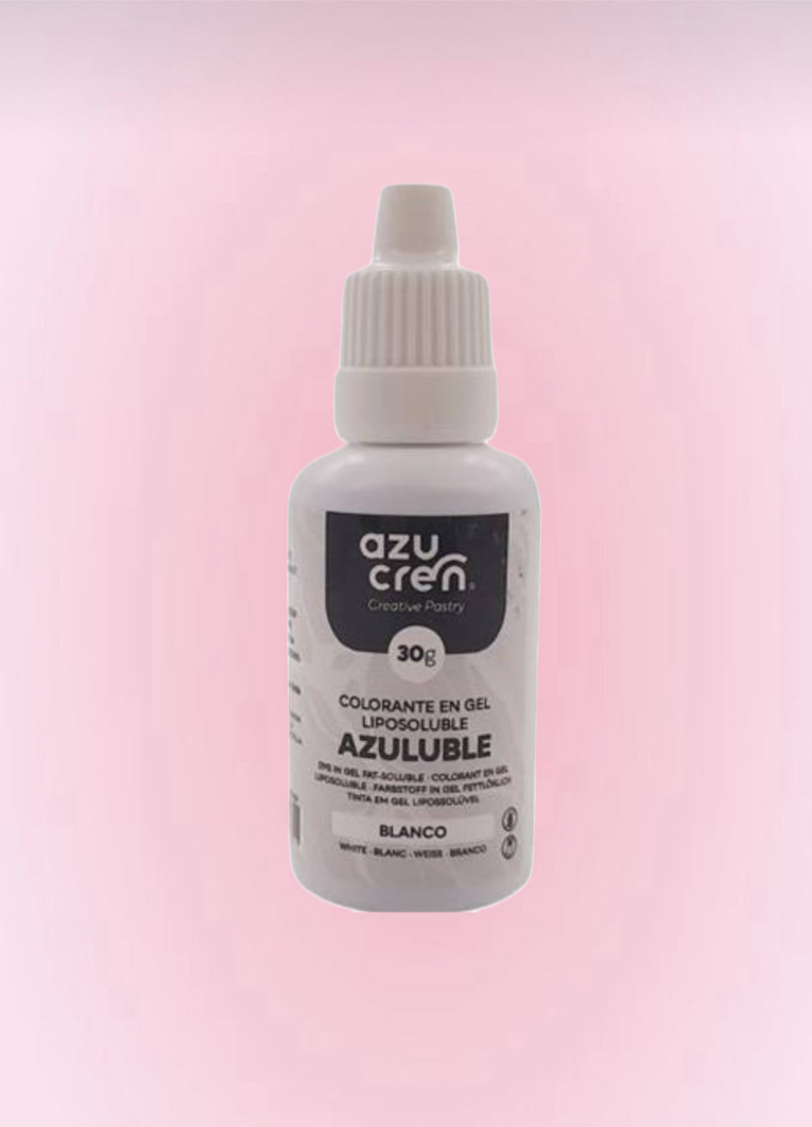 Colorant Gel Blanc Liposoluble – 30 ml – Azuluble