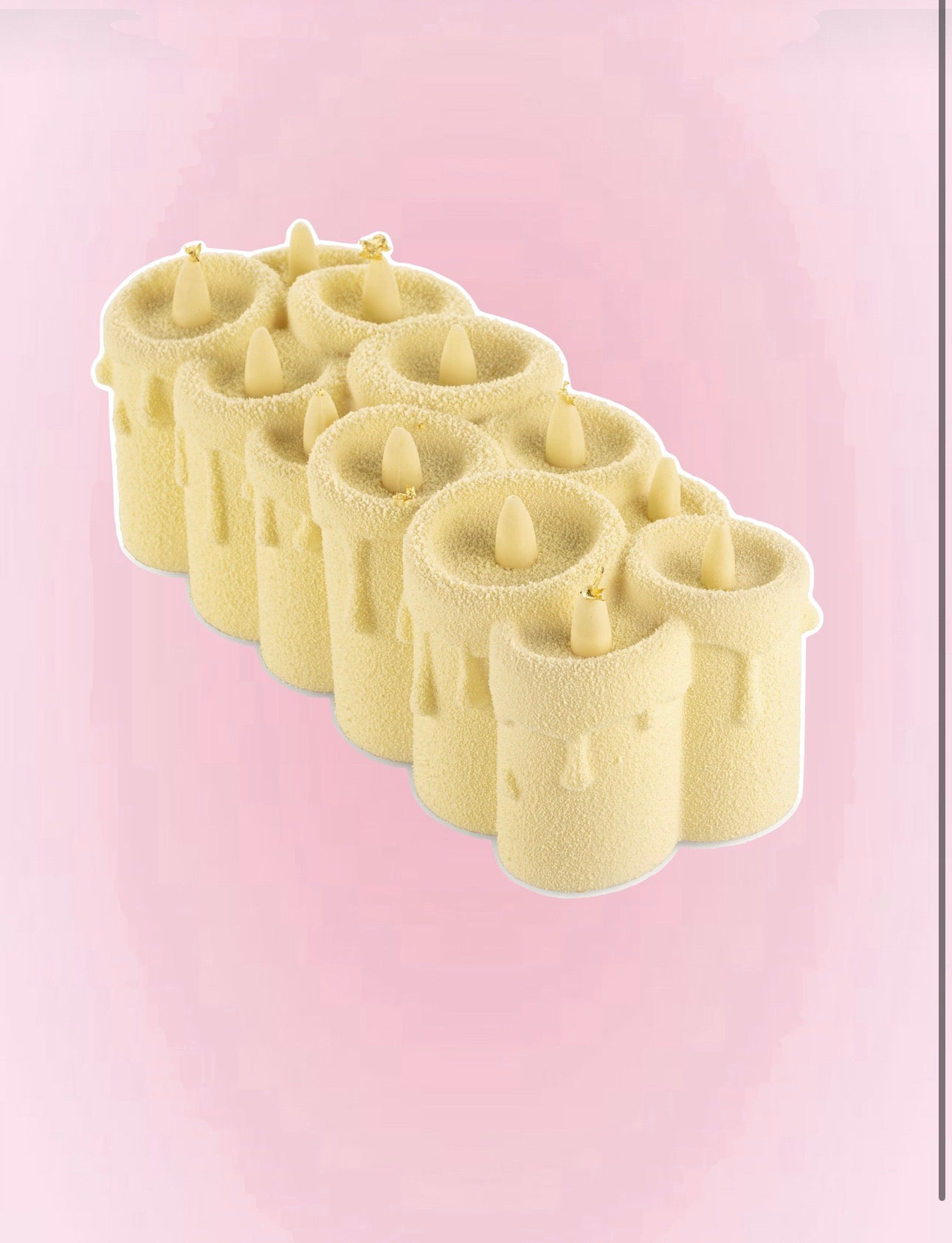 Moule Bûche Lumière Silikomart – Kit pour Desserts Froids (1,2 L)