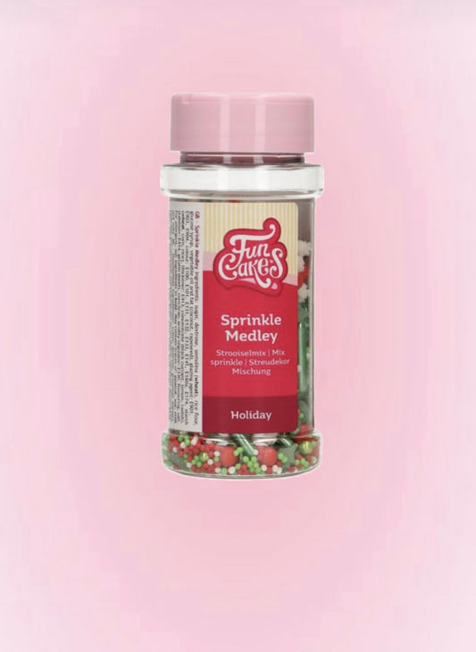 Sprinkles de Noël FunCakes – Mix décoratif comestible Holiday