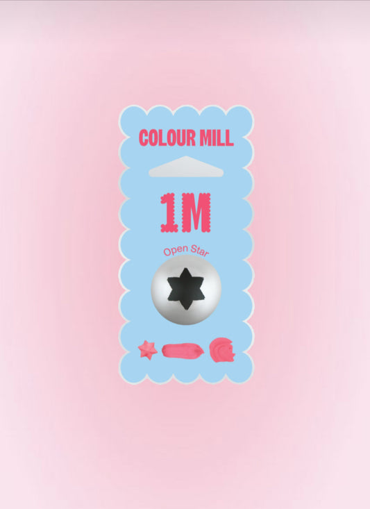 Douille 1M Open Star – Douille étoile ouverte en inox | Colour Mill