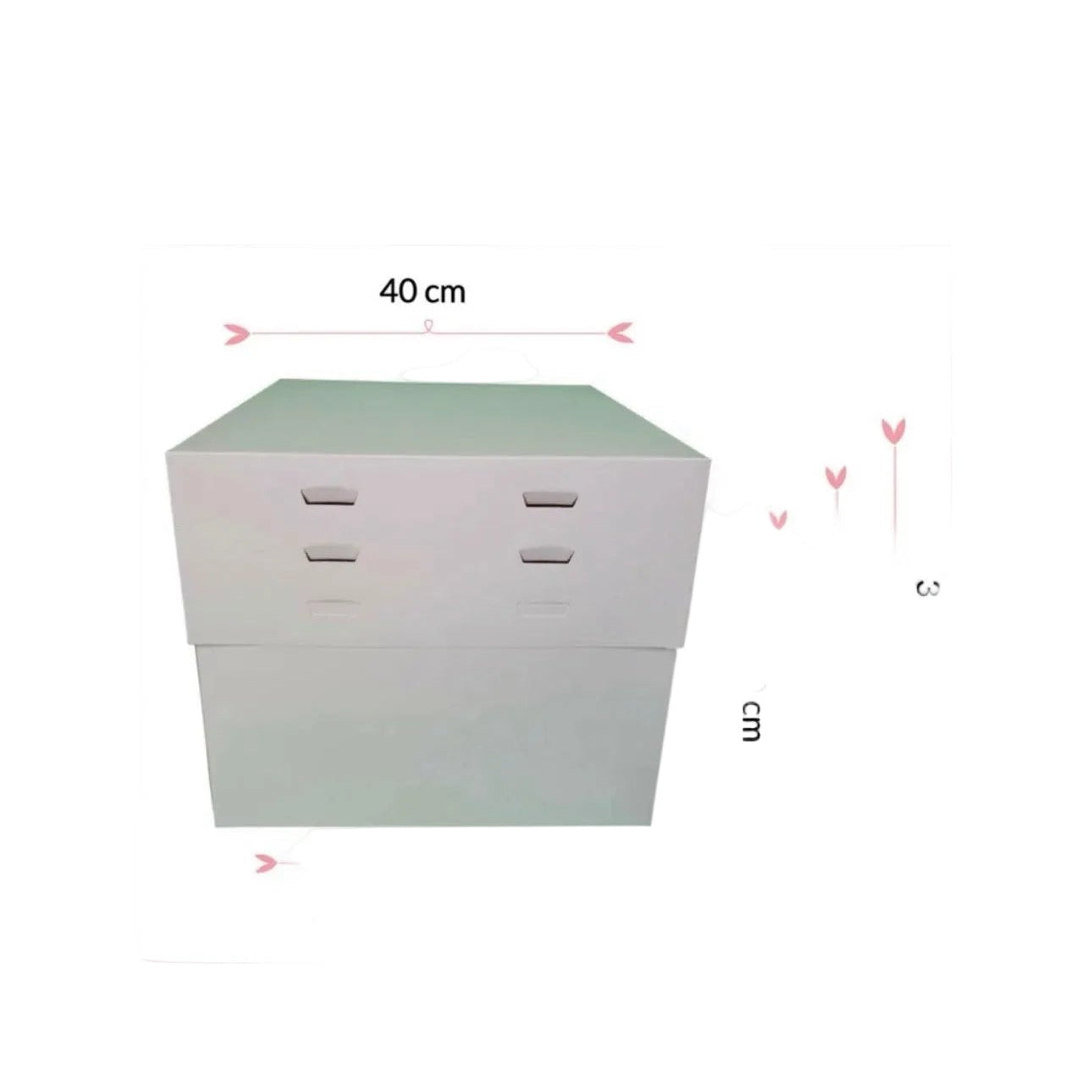 Boîte à Gâteaux 40 cm Hauteur réglable