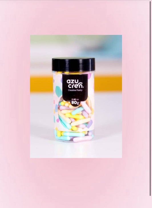 Bâtons de Sucre Pastel Azucren – Décorations Comestibles 80g