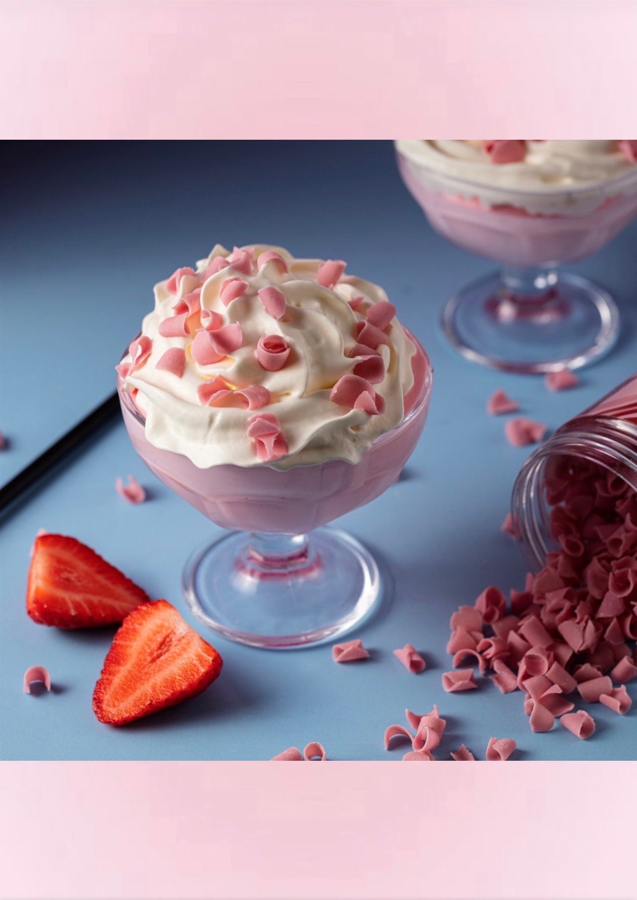 Décorations copeaux Chocolat PME – Chocolate Curls Caramel & Fraise