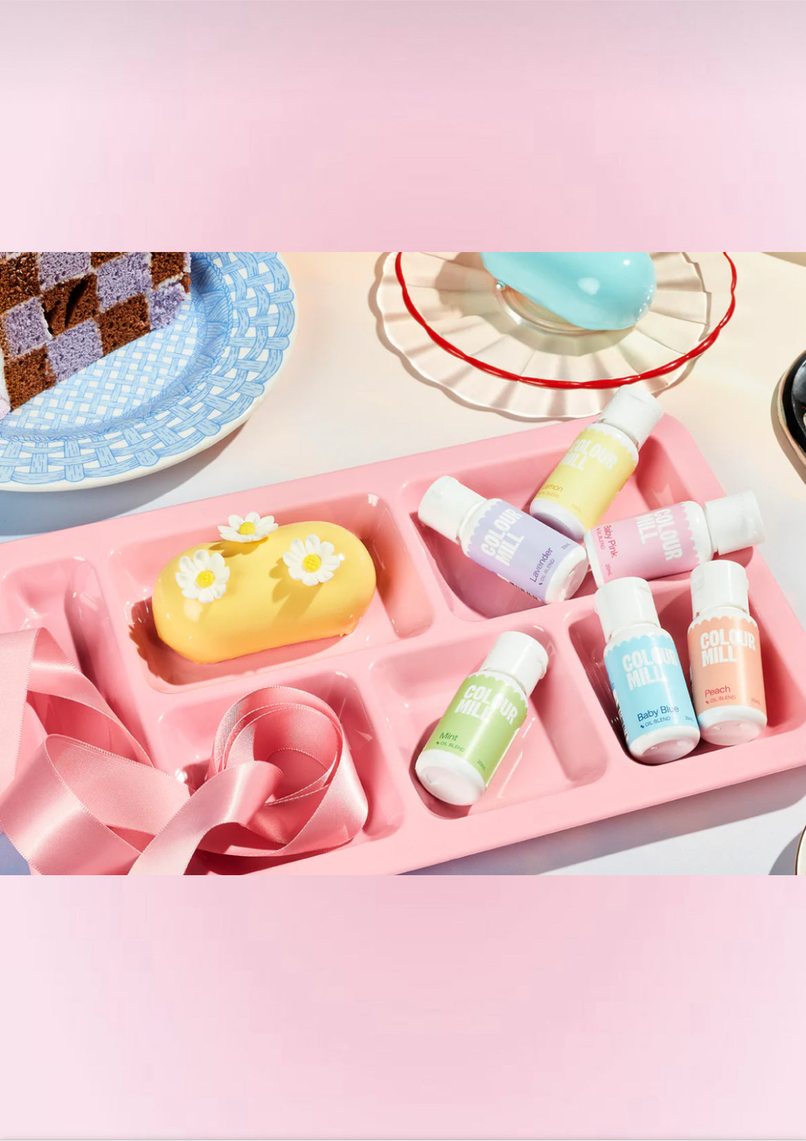 Lot de 6 colorants alimentaires pastels 20 ml – Gel liposoluble – Colour Mill