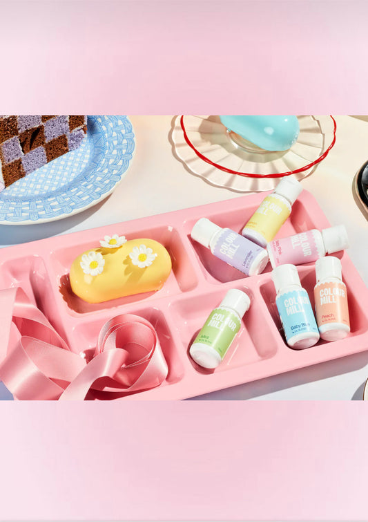 Lot de 6 colorants alimentaires pastels 20 ml – Gel liposoluble – Colour Mill