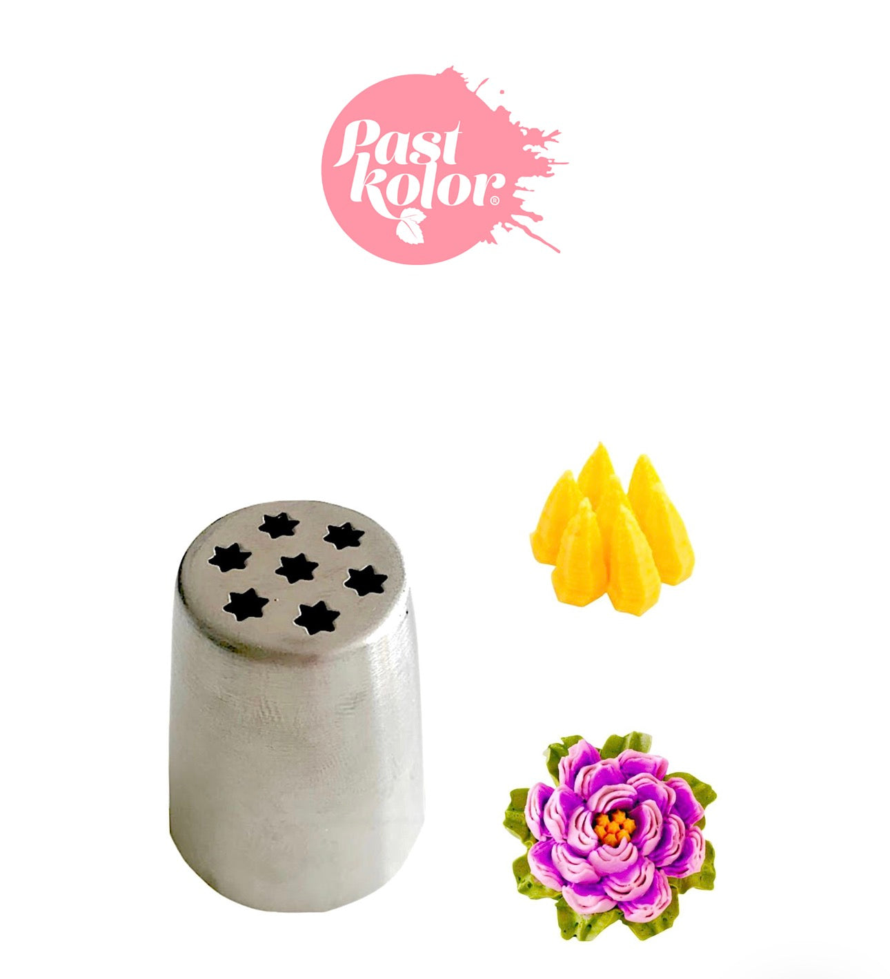 Douille Pâtisserie Inox Fleur de Corolle N°1 – Pastkolor