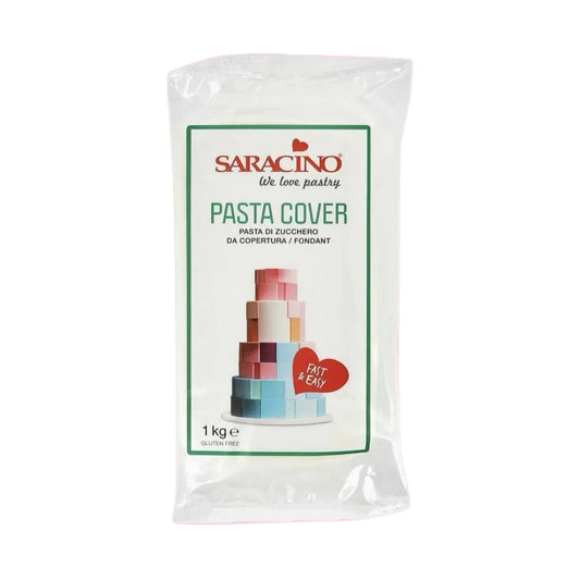 PÂTE À SUCRE BLANCHE DE COUVERTURE SARACINO 1 KG