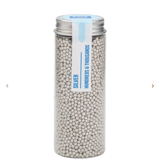 Perles de sucre argentées PME 86Grs