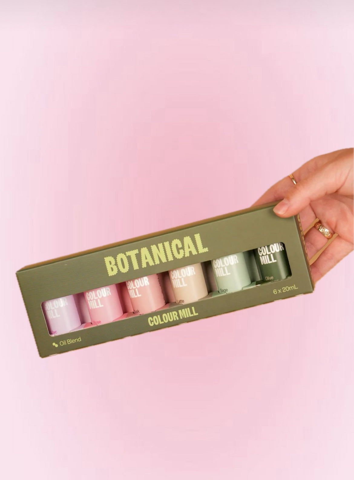 Lot de 6 Colorants alimentaires Botanique 20 ml – Gel liposoluble – Colour Mill
