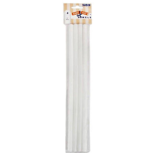 PME Easy Cut Dowels 30 cm – Tiges de Support pour Gâteaux à Étages (lot de 4)