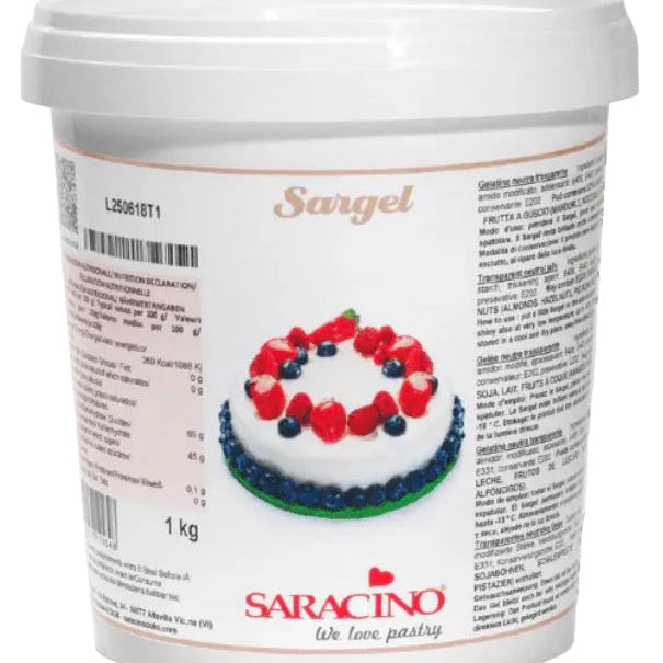 Gelée Neutre Sargel – Finition Brillante pour Pâtisseries 1 kg