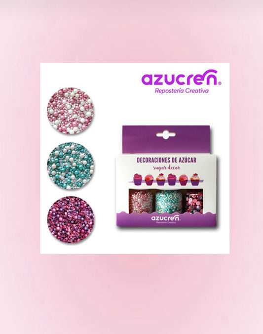 Set de 3 Décoration Mix-Fantaisie 90g
