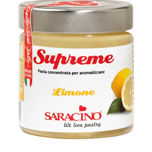 Pâte aromatisante citron Supreme Saracino – Arôme intense pour pâtisserie