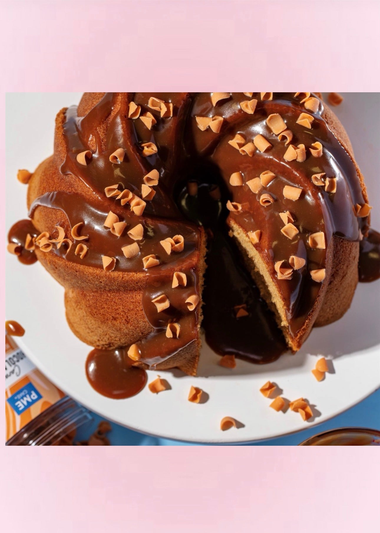 Décorations copeaux Chocolat PME – Chocolate Curls Caramel & Fraise