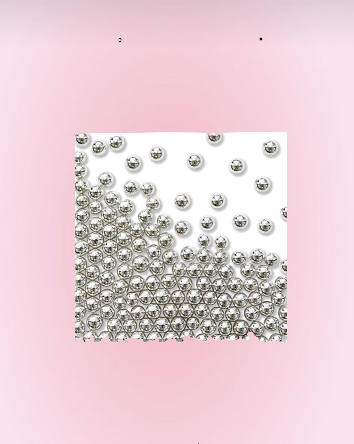 Perles en sucre argentées PME – 4 ou 8mm (25 g)