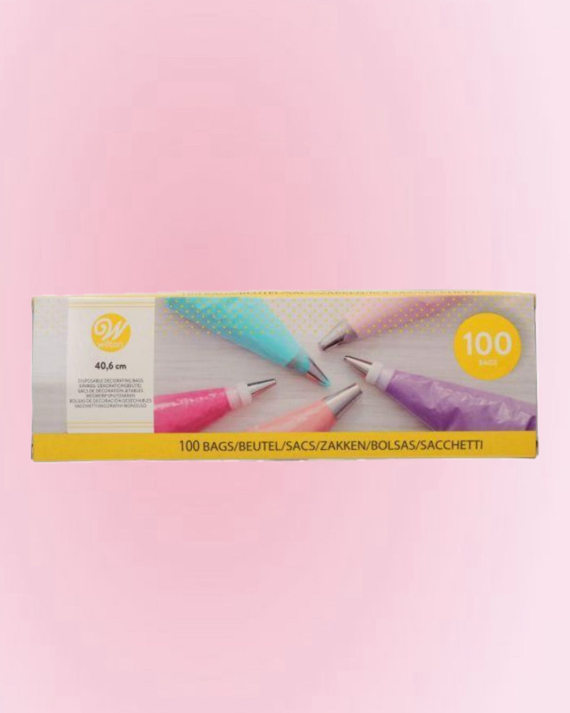 Poches à douille jetables Wilton – 40 cm – Paquet de 100