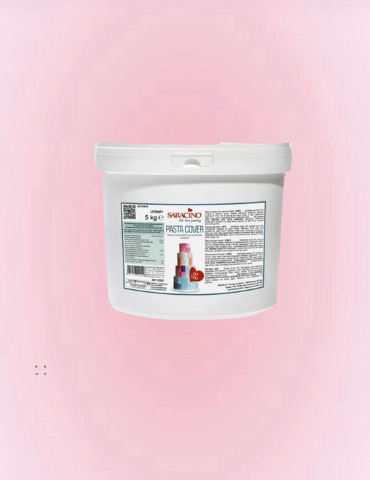 PÂTE À SUCRE BLANCHE  PASTA COVER SARACINO 5 KG