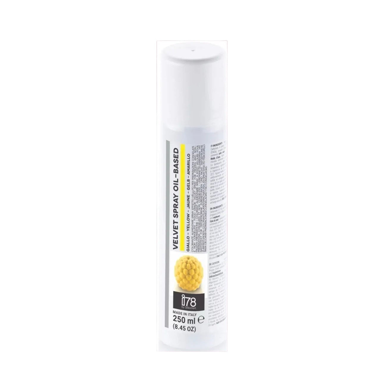 Spray Velours jaune à Base d’Huile - 250 ml Silikomart