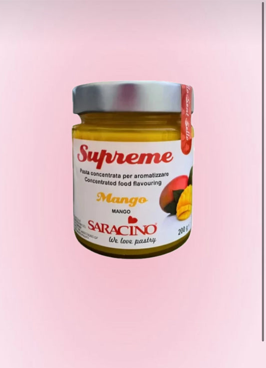 Pâte concentrée aromatisée mangue – Saracino
