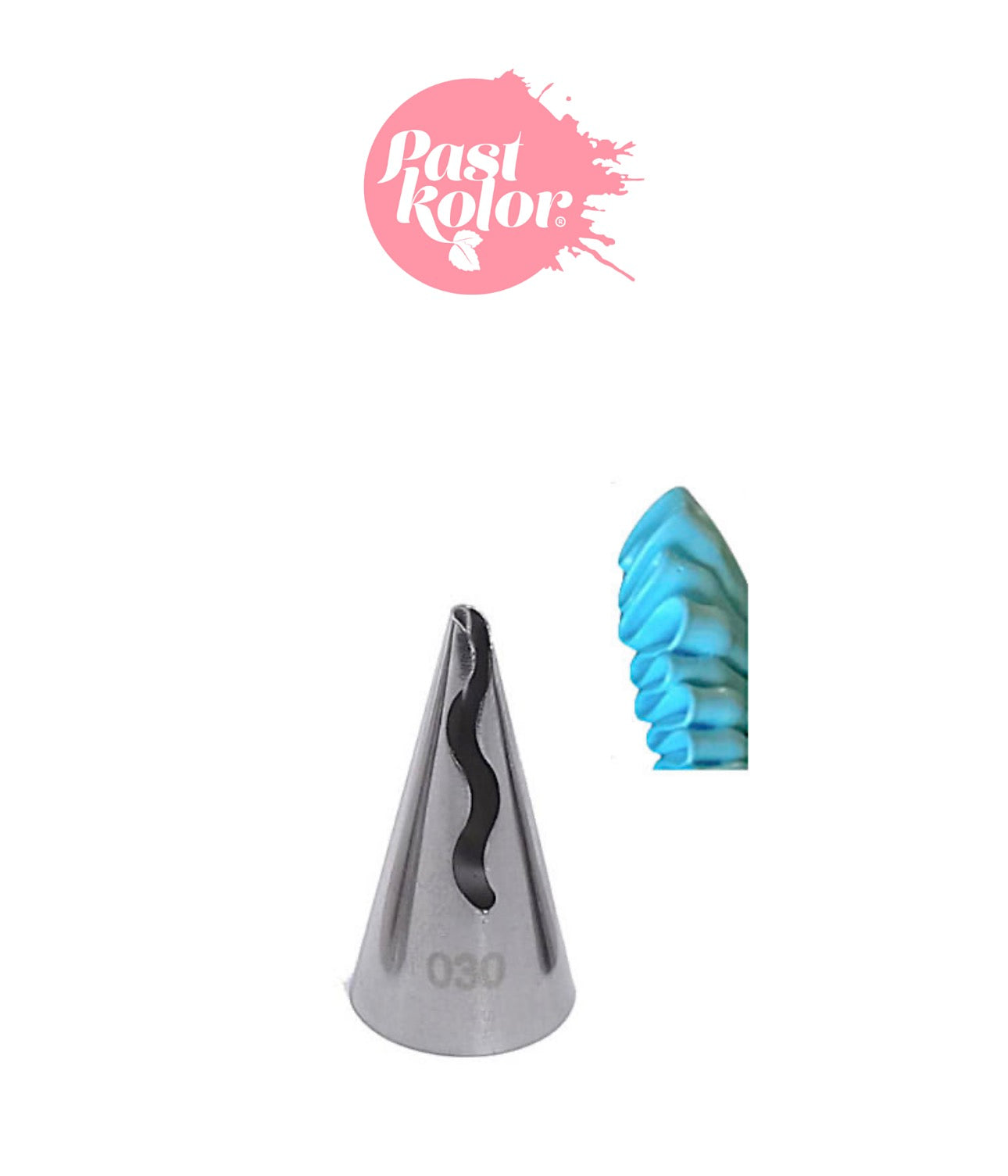 Douille Pâtisserie Inox N°030 – Douille Volants pour Décoration de Gâteaux