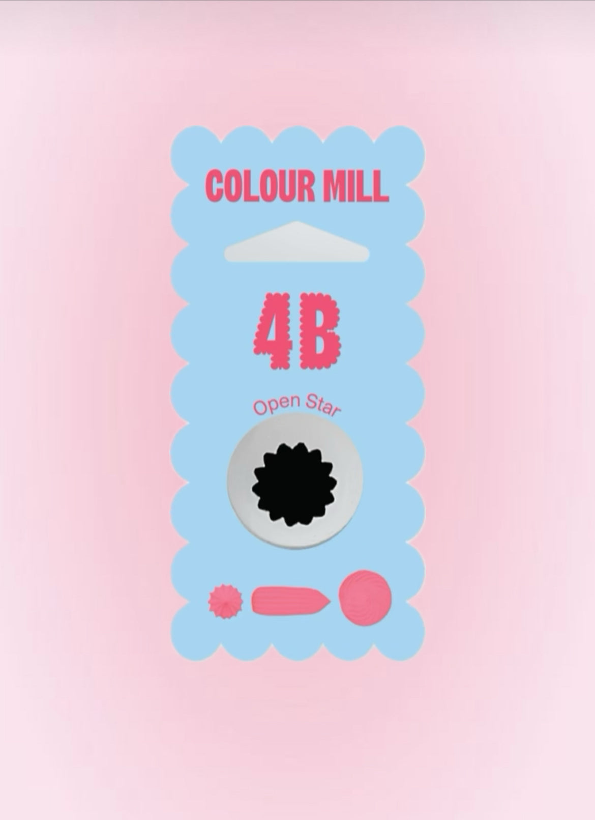 Douille pâtissière 4B Colour Mill – Douille cannelée pour décors élégants