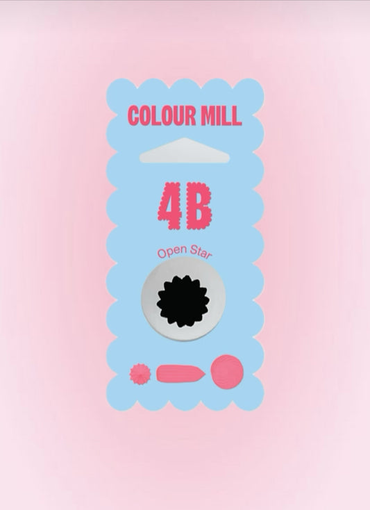 Douille pâtissière 4B Colour Mill – Douille cannelée pour décors élégants