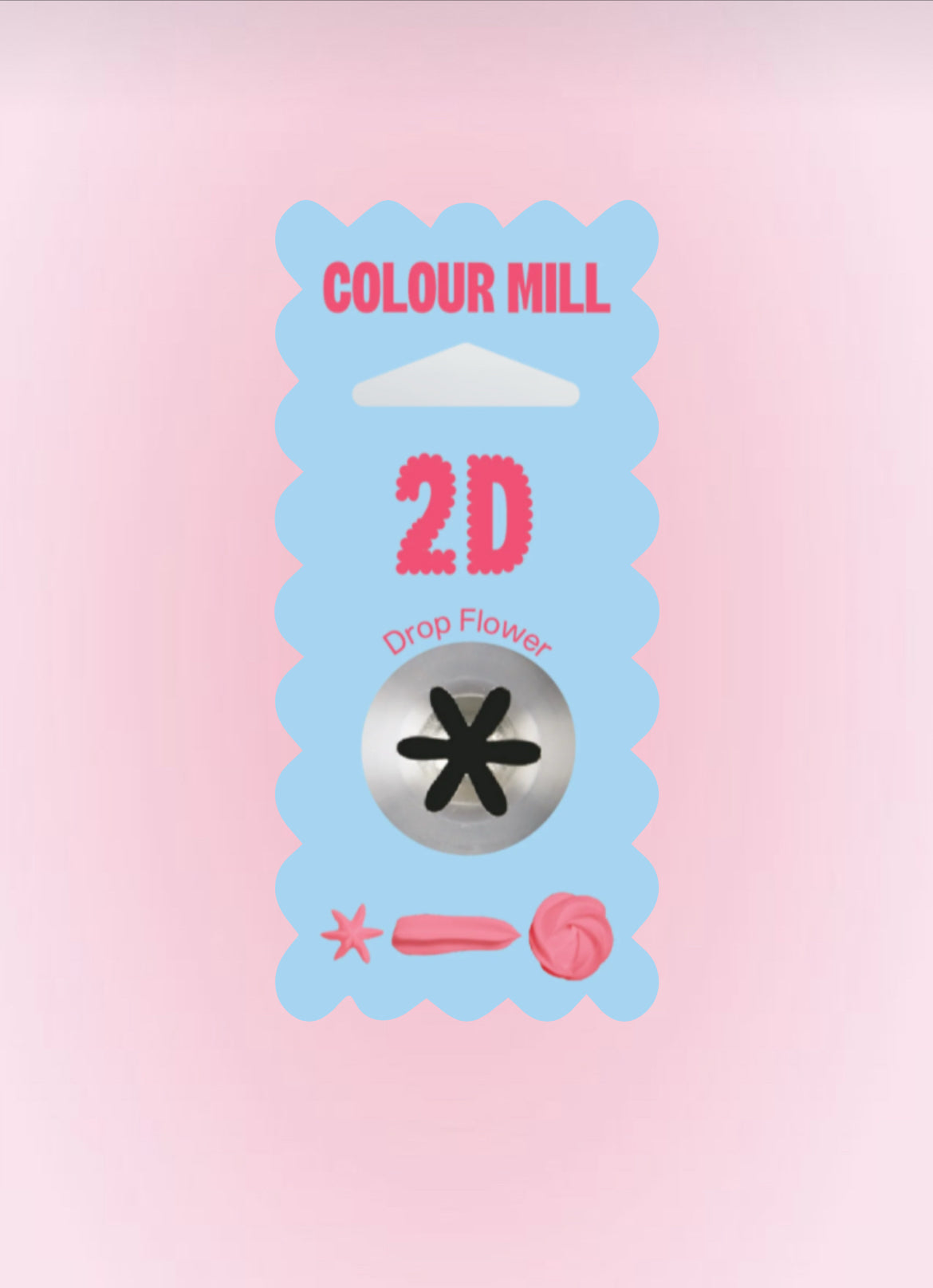 Douille Pâtissière 2D Colour Mill – Douille Étoile Ouverte en Acier Inoxydable